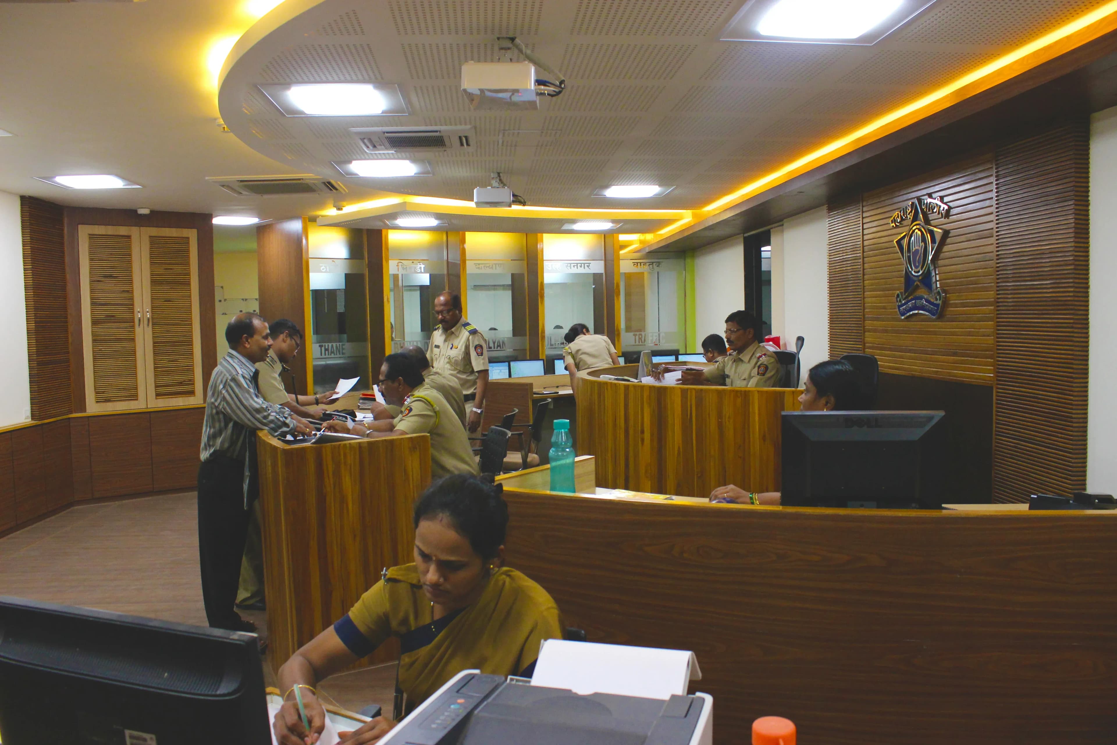 Control Room at Thane — for Thane City Police Interior project