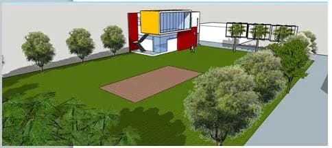 Cricket Club at Cbd for Navi Mumbai Police Architecture project