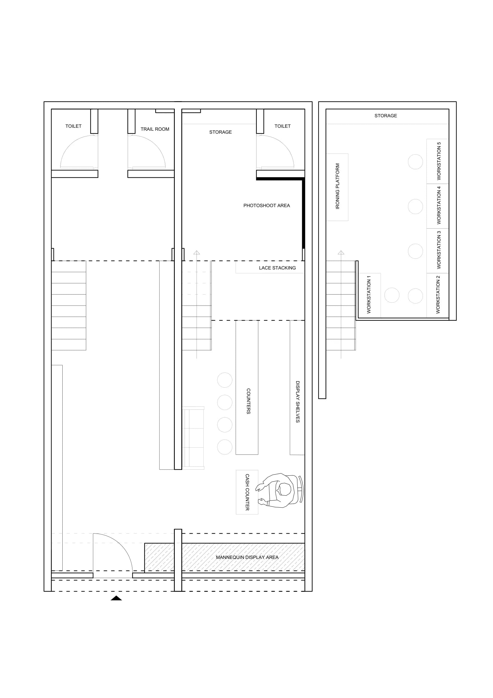 Pln Page 1 of Showroom at Kharghar and Chembur